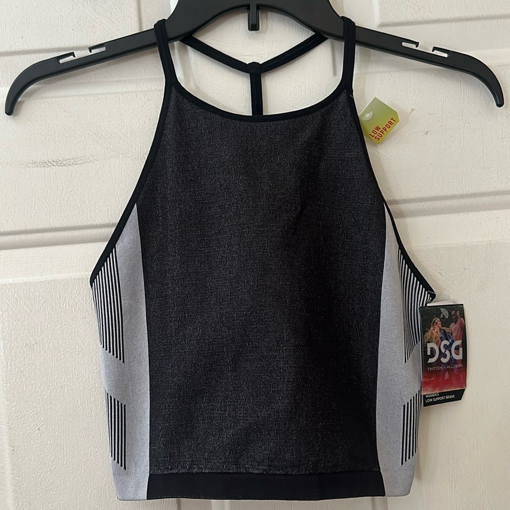DSG TWITCH + ALLISON LOW SUPPORT BRAMI: BLACK/GRAY: NEW WITH TAGS: SZ M